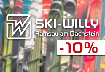 Ski Willy - Sports shop in Ramsau - Link opens in a new window